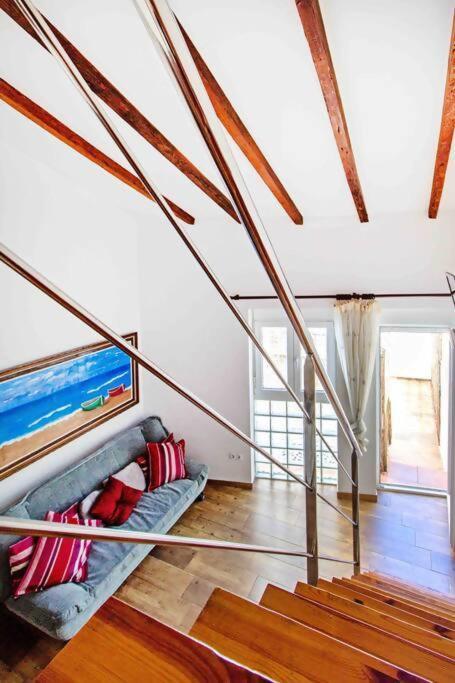 Acogedor Duplex Con Terraza Interior En La Playa Daire Valensiya Dış mekan fotoğraf