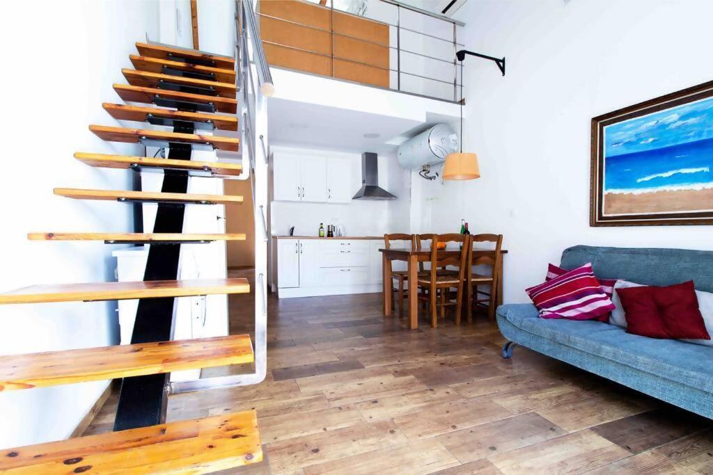 Acogedor Duplex Con Terraza Interior En La Playa Daire Valensiya Dış mekan fotoğraf